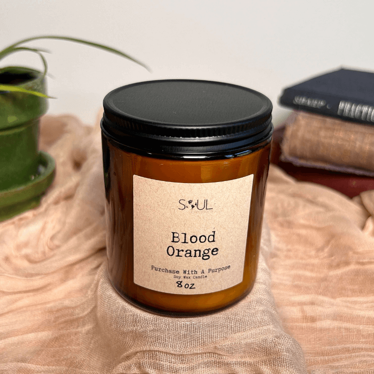 Amber Glass Candle (threaded)