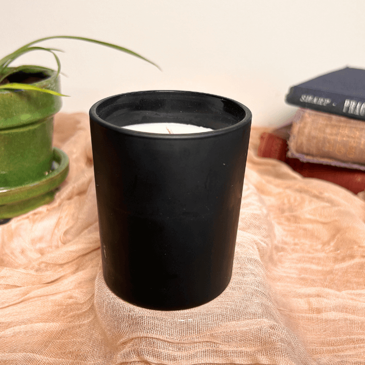 Black Ceramic Candle