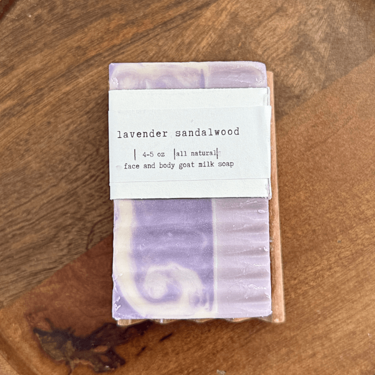 Lavender Sandalwood Goat Milk Soap