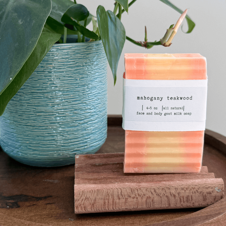 Mahogany Teakwood Goat Milk Soap