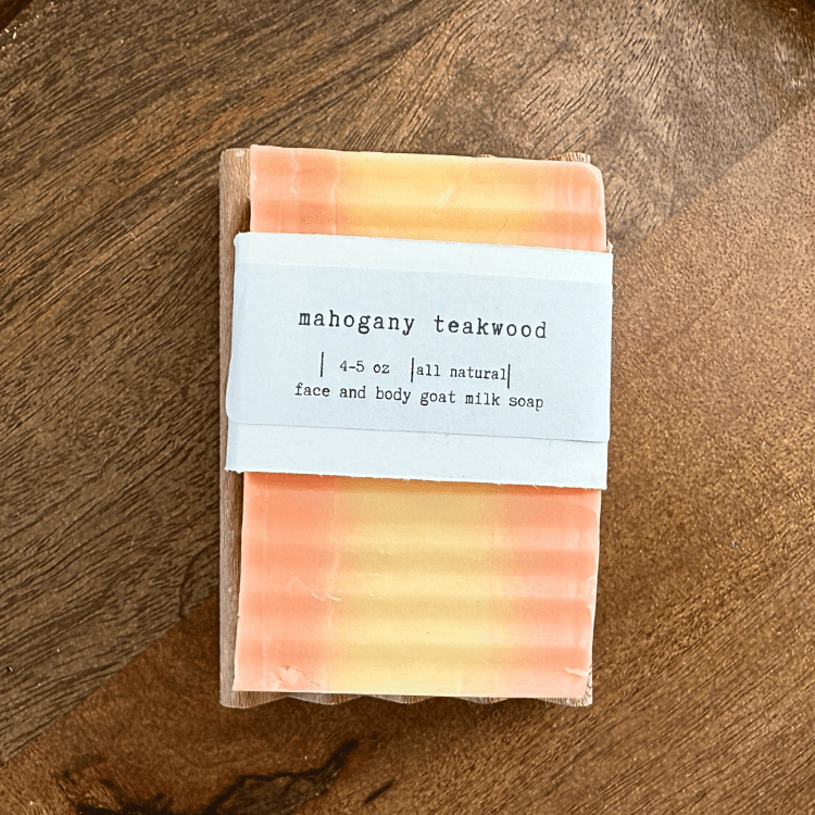Mahogany Teakwood Goat Milk Soap