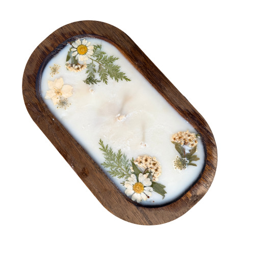 Pressed Flower Doug Bowl 11 oz Candles