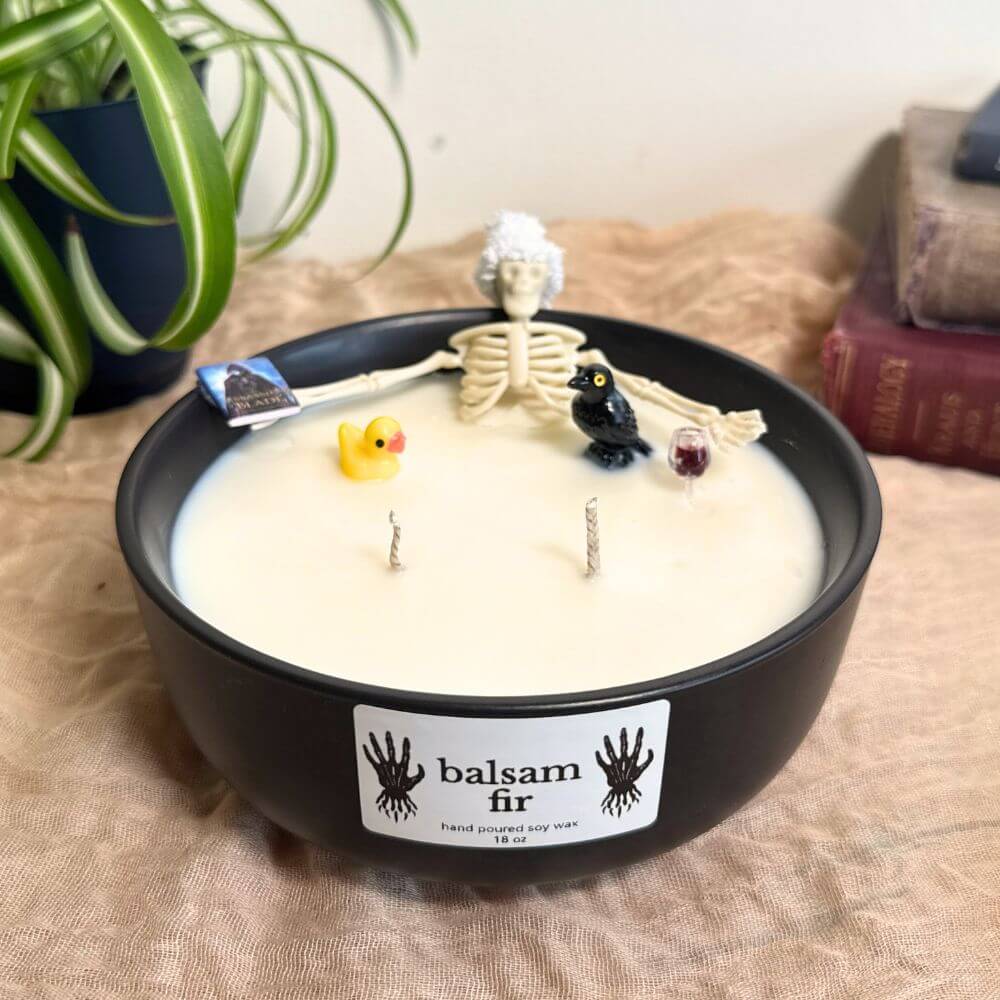 Skeleton Bath Candle