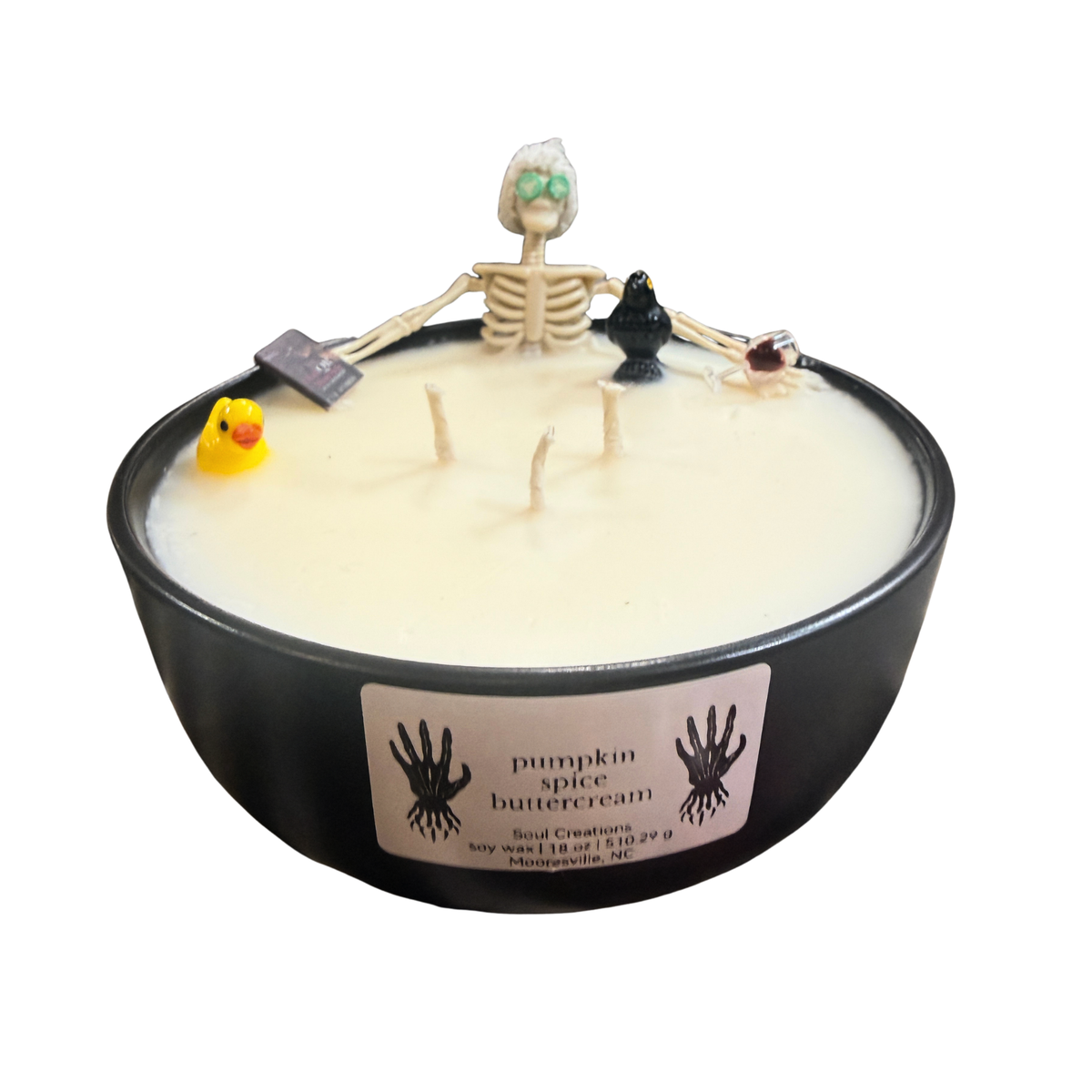 Skeleton Bath Candle