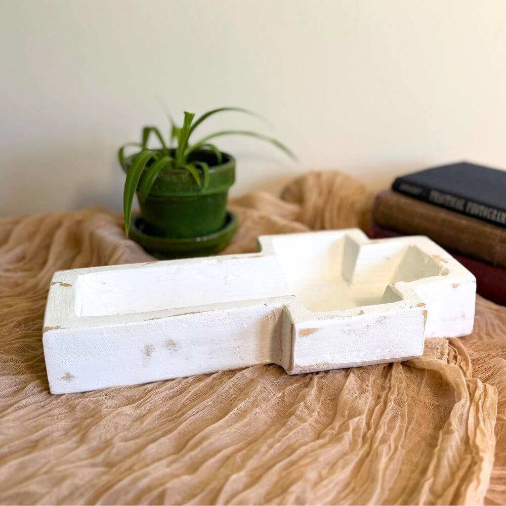 Cross Dough Bowl Candles