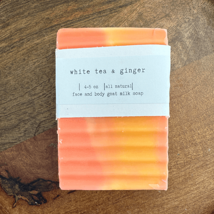 White tea & ginger Goat Milk Soap