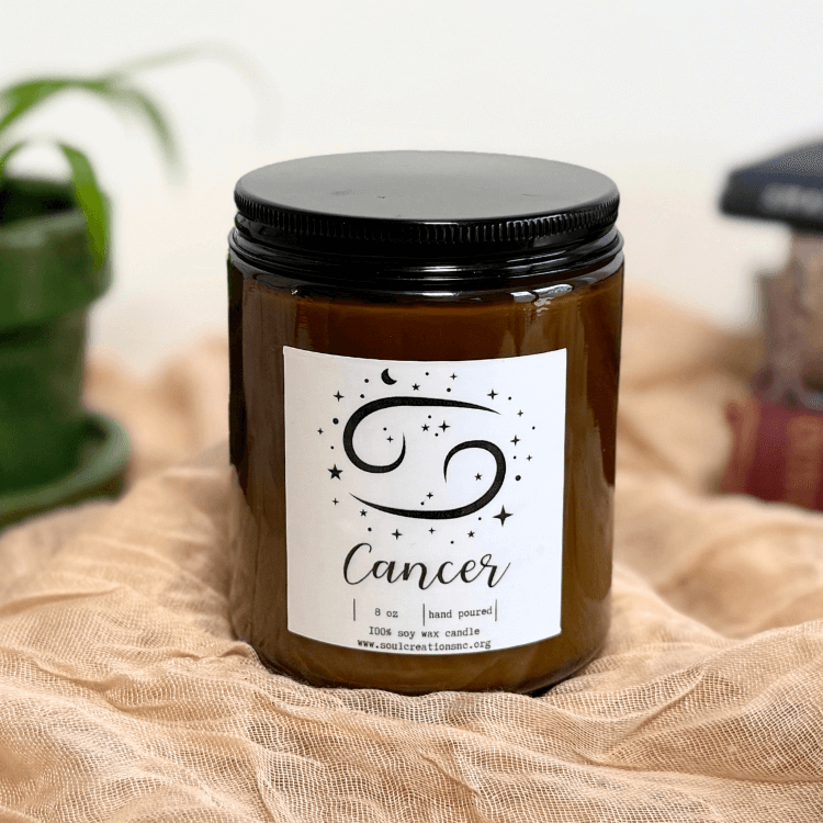 Cancer Zodiac Candle