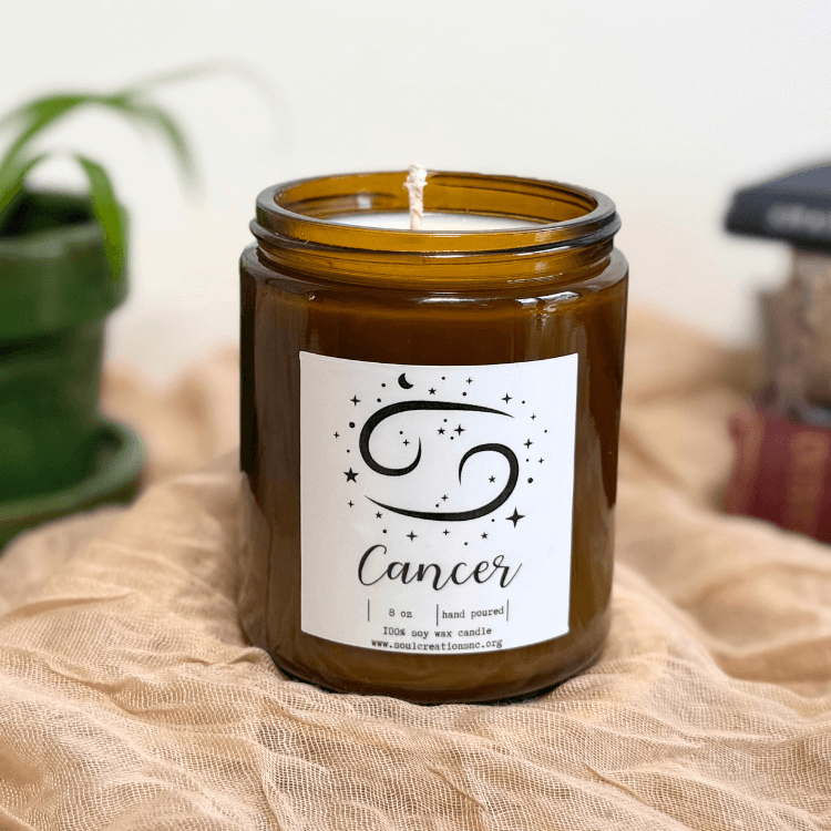 Cancer Zodiac Candle