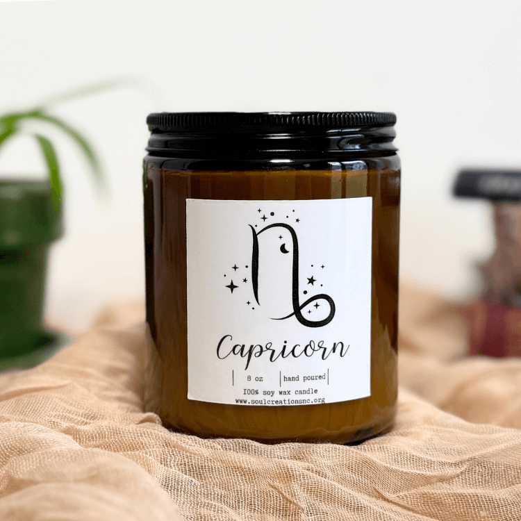 Capricorn Zodiac Candle