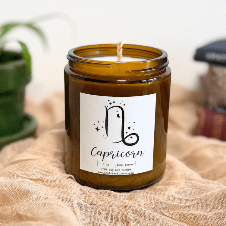 Capricorn Zodiac Candle