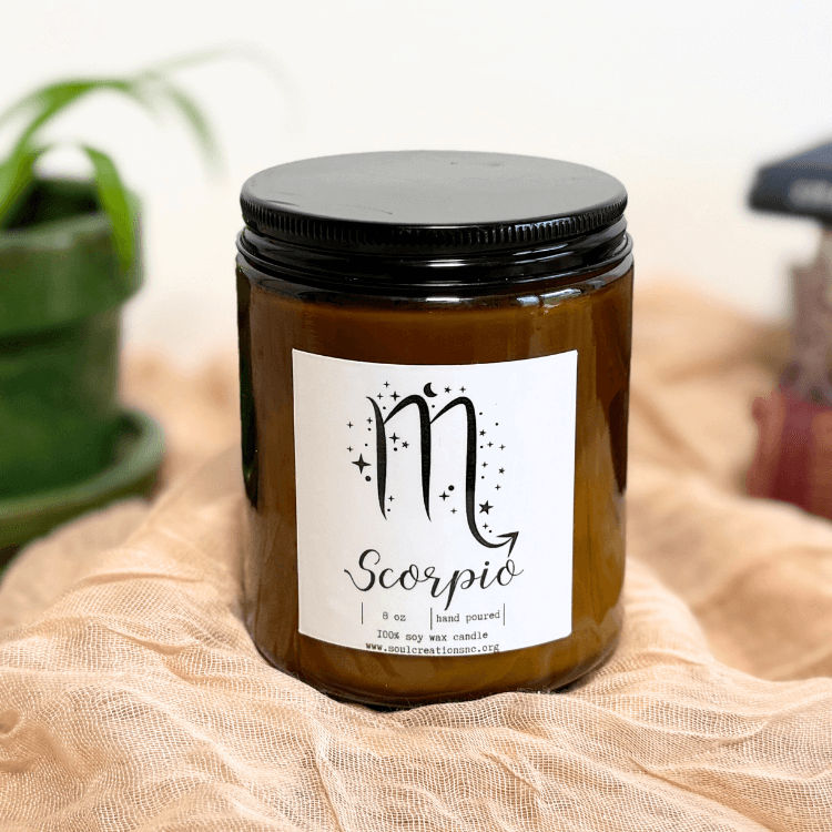 Scorpio Zodiac Candle