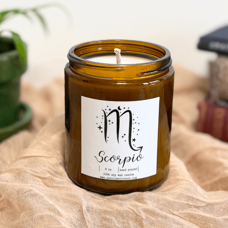 Scorpio Zodiac Candle