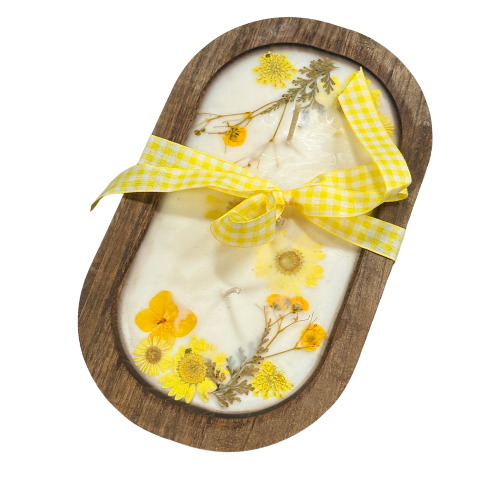 Pressed Flower Doug Bowl 11 oz Candles