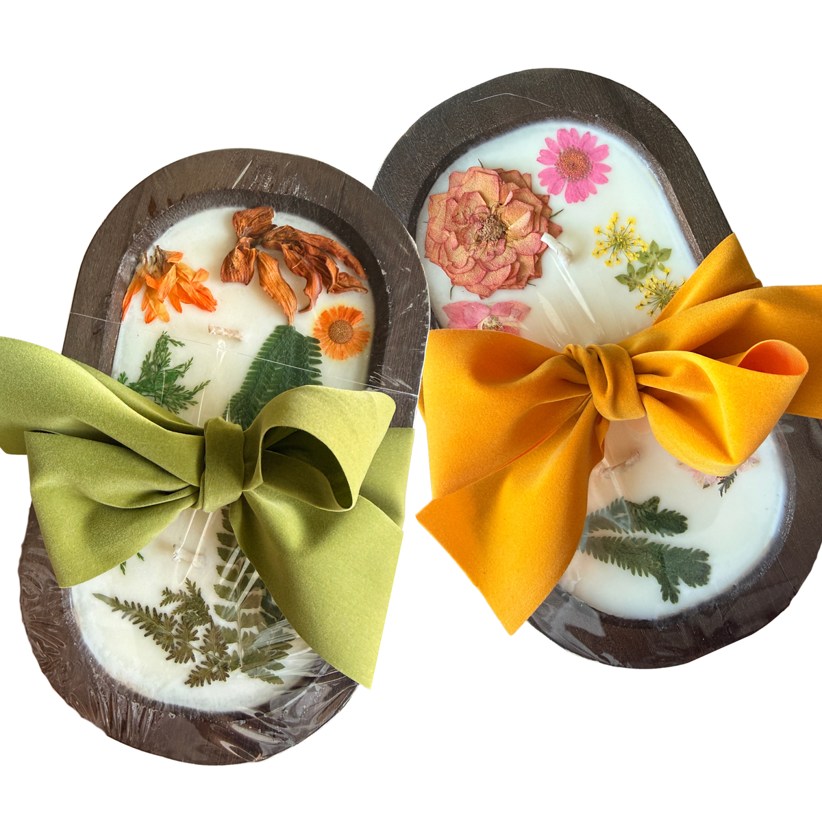 Pressed Flower Doug Bowl 11 oz Candles