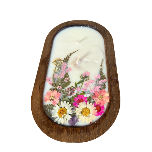 Pressed Flower Doug Bowl 11 oz Candles