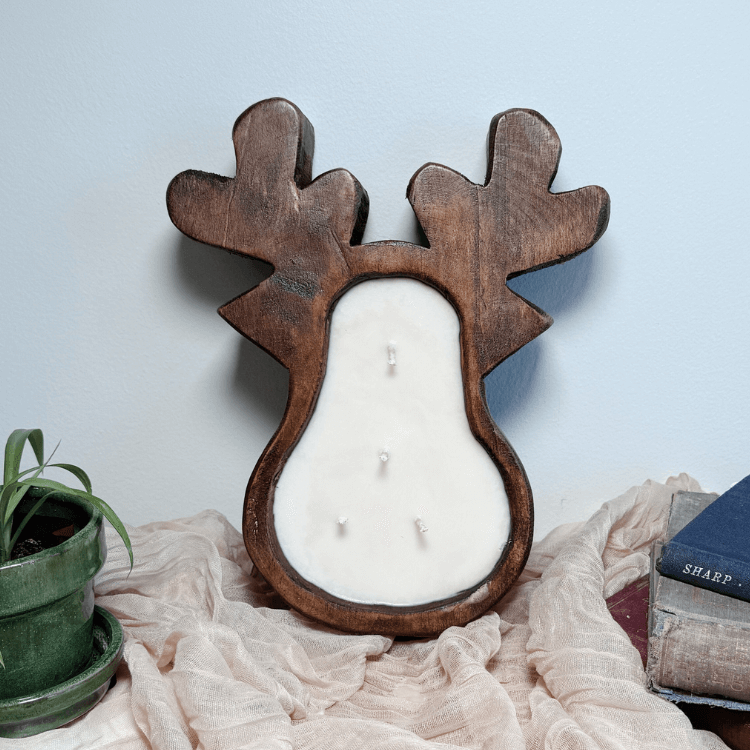 Reindeer Dough Bowl (brown)