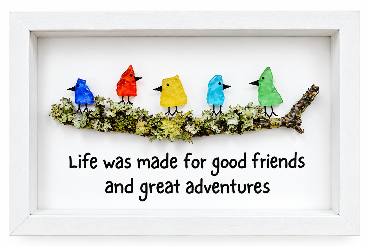 Framed Sea Glass Art (POS)